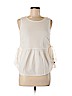 Bobeau White Sleeveless Top Size M (petite) - photo 1