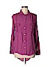 Rhythm. 100% Rayon Purple Long Sleeve Button-Down Shirt Size M - photo 1