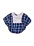 Speechless 100% Rayon Blue Short Sleeve Blouse Size M (kids) - photo 1