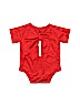 Under Armour 100% Polyester Graphic Red Short Sleeve Onesie Size 3-6 mo - photo 2