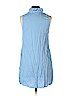 Crown & Ivy 100% Tencel Lyocell Blue Casual Dress Size P (petite) - photo 2