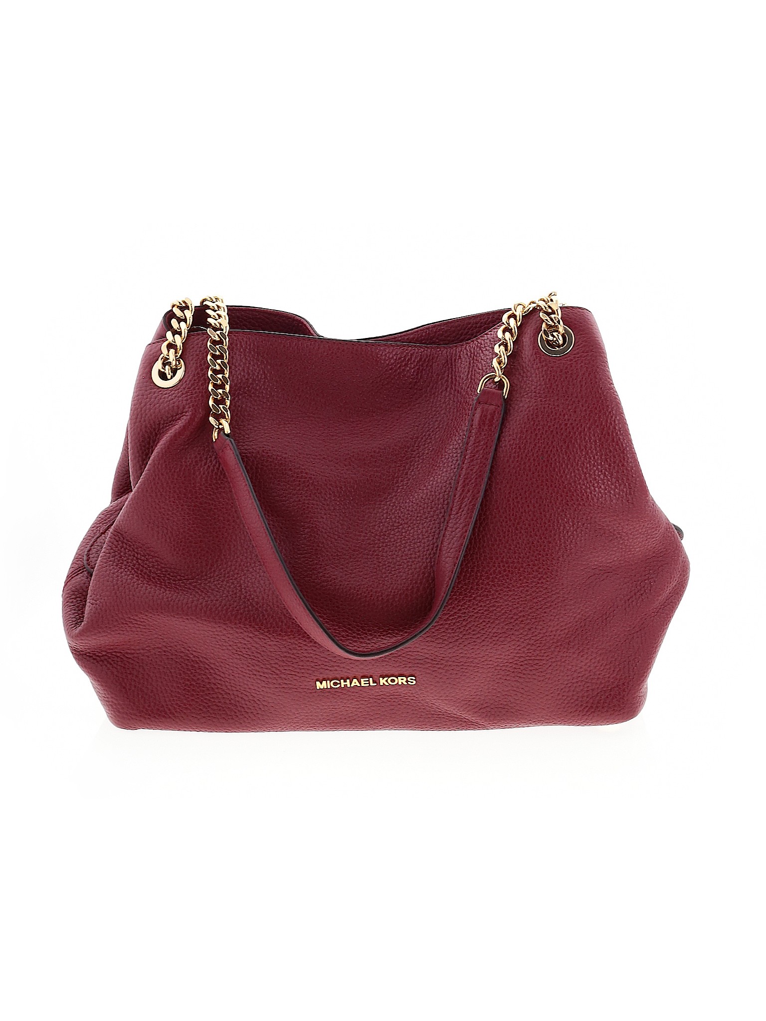 michael kors dark red bag