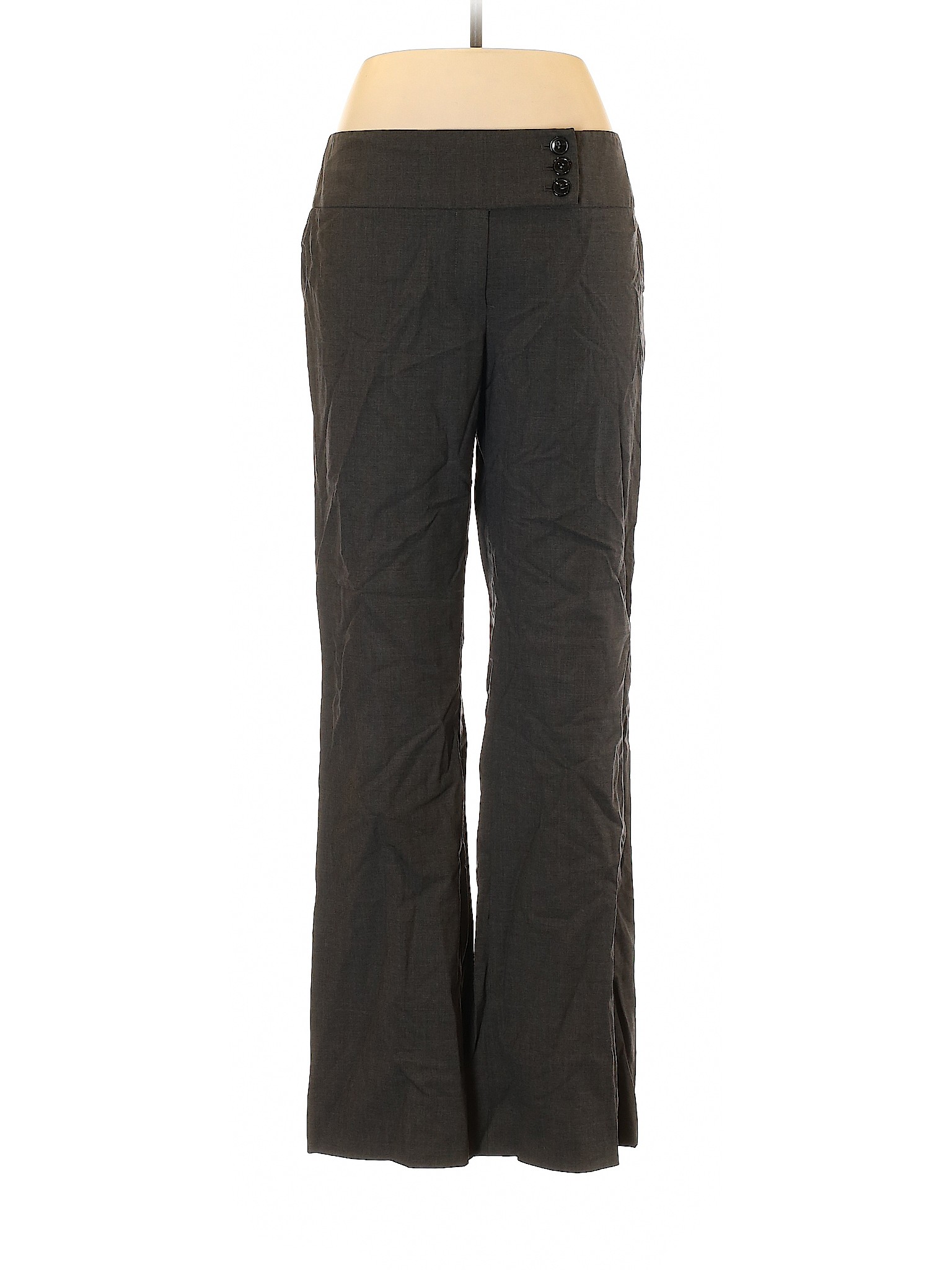 Classiques Entier Women Gray Wool Pants 10 | eBay