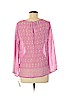 Joie 100% Silk Pink Long Sleeve Silk Top Size L - photo 2