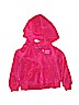 Juicy Couture 100% Polyester Pink Zip Up Hoodie Size 3T - photo 1