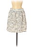 Buttons 100% Polyester White Casual Skirt Size M - photo 1