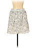 Buttons 100% Polyester White Casual Skirt Size M - photo 2
