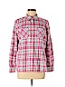 L.L.Bean 100% Cotton Pink Long Sleeve Button-Down Shirt Size M (petite) - photo 1