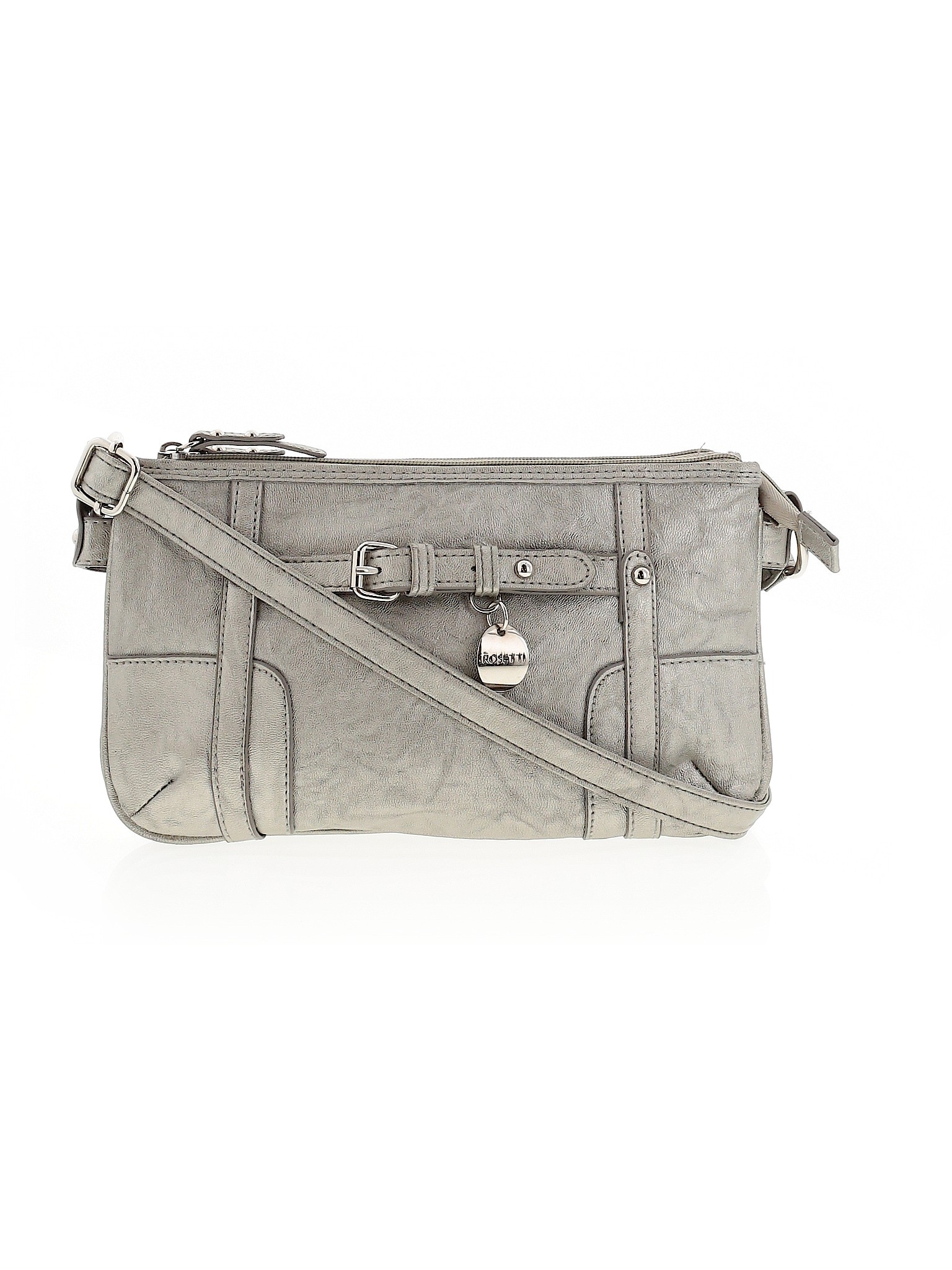 Details About Rosetti Handbags Women Gray Crossbody Bag One Size