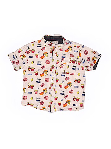 Free Planet Short Sleeve Button-Down Shirt (view 1)