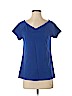 Ann Taylor Blue Short Sleeve T-Shirt Size S - photo 1