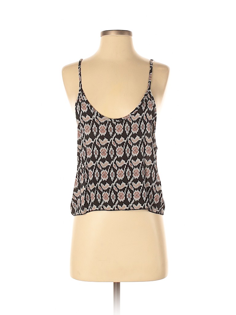 Brandy Melville Floral Black Sleeveless Blouse One Size - 77% off | thredUP