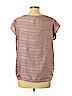 Ann Taylor LOFT Pink Short Sleeve Blouse Size M - photo 2