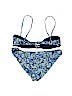 Diane von Furstenberg Blue Two Piece Swimsuit Size P (petite) - photo 2