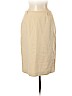 Max Mara 100% Cotton Tan Casual Skirt Size 6 - photo 1