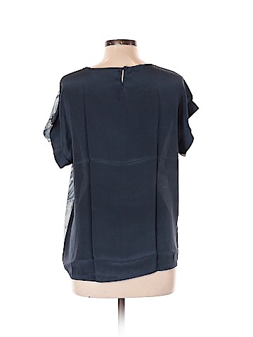Vida Short Sleeve Silk Top (view 2)
