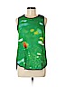 Vida 100% Polyester Green Sleeveless Blouse Size M - photo 1