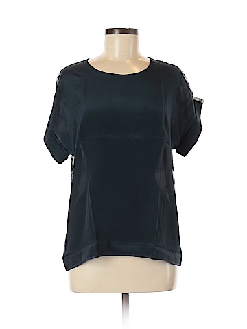 Vida Short Sleeve Silk Top (view 1)