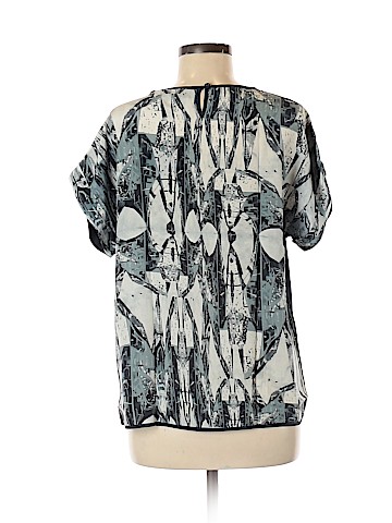 Vida Short Sleeve Silk Top (view 2)