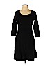 INC International Concepts Black Casual Dress Size L (petite) - photo 1