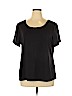 Notations Black Short Sleeve Top Size 2X - photo 1