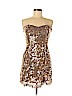 Wet Seal 100% Acrylic Gold Cocktail Dress Size M - photo 1