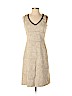 Per Se By Carlisle Tan Casual Dress Size 4 - photo 1