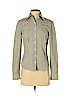 Worthington 100% Cotton Green Long Sleeve Button-Down Shirt Size P (petite) - photo 1