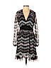Diane von Furstenberg 100% Silk Gray Casual Dress Size 4 - photo 1
