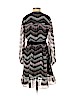 Diane von Furstenberg 100% Silk Gray Casual Dress Size 4 - photo 2