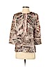 BCBGMAXAZRIA Pink 3/4 Sleeve Blouse Size XS - photo 1