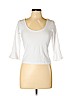 Zara White 3/4 Sleeve Top Size L - photo 1