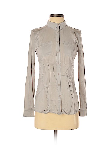 Ann Taylor LOFT Outlet Long Sleeve Button-Down Shirt (view 1)
