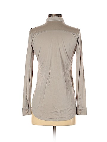 Ann Taylor LOFT Outlet Long Sleeve Button-Down Shirt (view 2)