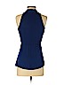 Banana Republic 100% Polyester Blue Sleeveless Blouse Size 00 (petite) - photo 2