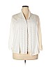 Cj Banks White Cardigan Size 1X - photo 1