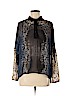 Alberto Makali 100% Polyester Black Long Sleeve Blouse Size M - photo 1