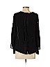 Moschino Cheap And Chic 100% Rayon Black Long Sleeve Blouse Size 6 - photo 2