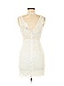 Lush 100% Nylon Ivory Casual Dress Size M - photo 2