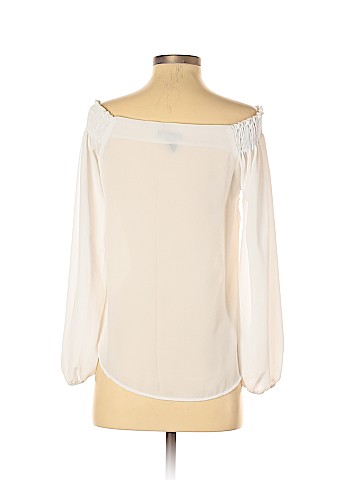 Aqua Long Sleeve Blouse (view 2)