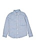 The Children's Place 100% Cotton Blue Long Sleeve Button-Down Shirt Size 7 - 8 - photo 1