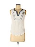 papermoon designed exclusively for Stitch Fix 100% Cotton White Sleeveless Blouse Size M - photo 1