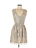 Aqua Gold Cocktail Dress Size M - photo 1