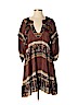Patterson J. Kincaid 100% Polyester Brown Casual Dress Size S - photo 1