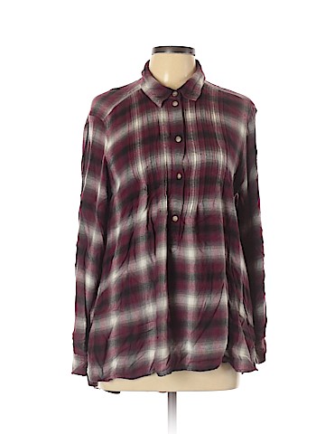 American Eagle Outfitters Long Sleeve Button-Down Shirt (view 1)