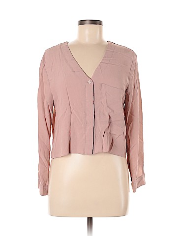 Topshop Boutique Long Sleeve Blouse (view 1)