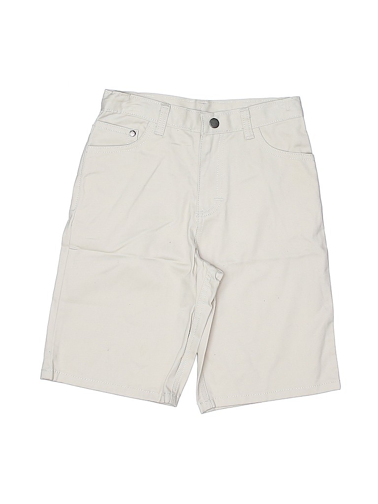 Kenneth Cole REACTION 100% Cotton Solid Tan Denim Shorts Size 7 - 90% ...