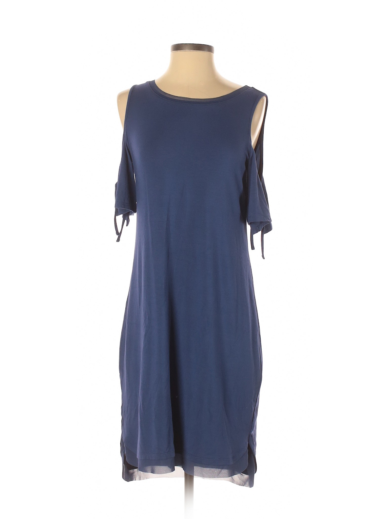 White House Black Market Women Blue Casual Dress S | eBay