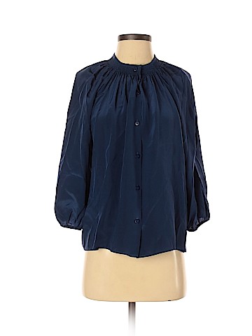 Tucker 3/4 Sleeve Silk Top (view 1)