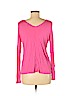 Vince. 100% Viscose Pink Long Sleeve Top Size M - photo 2